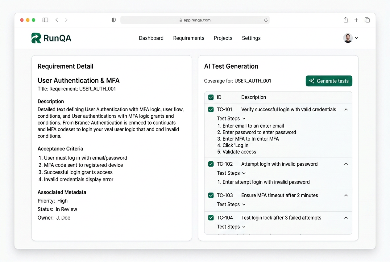 AI-assisted testing